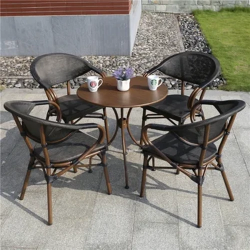 Modernong Rattan Garden Furniture Sets Home Outdoor Furniture Leisure Table at Chair Set Panlabas na Hardin Furniture at Terrace Set