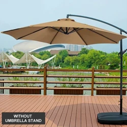I-6 Bones Parasol Umbrella Surface Ngaphandle Kwesitendi 2m I-Parasol Eshintshayo Indwangu Isivikelo se-UV Esitholakalayo Engadini Yasolwandle Yangaphandle
