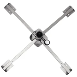 1 stk. Udendørs solskærm Base Patio Paraply Strandparaply Sammenfoldelig Cross Stand