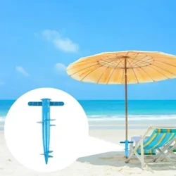 Upassbar Strand Regenschirm Sand Anker Portable Parasol Strand Sonneschutz Befestigung Windbeständeg Sécher Regenschirm Stand Fir d'Plage