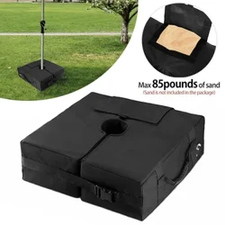 Sac de poids lourd détachable, résistant au vent, Base de Parasol, sac de sable, support de Base de Parasol, sac de sable fixe