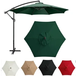 Auvent de remplacement de parapluie à 6 os sans support, Parasol de 2m, tissu remplaçable, imperméable, Protection UV pour extérieur, plage, jardin