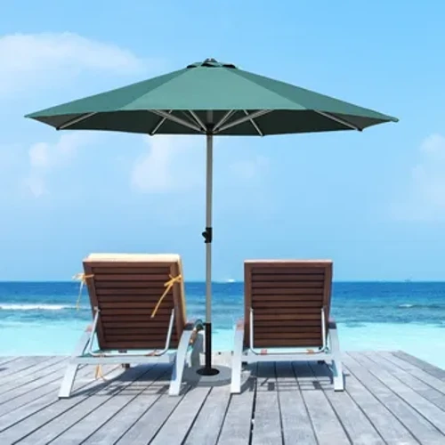 Gorchudd Ambarél Sunshade Amnewid Awyr Agored Traeth Gardd Dal dwr Amddiffyniad UV Parasol Adlen Canopi Heb Stand Ymbarél