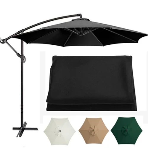 6 Bones Parasol Umbrella Surface Without Stand 2m Parasol Replaceable Cloth UV Protection Detachable for Outdoor Beach Garden