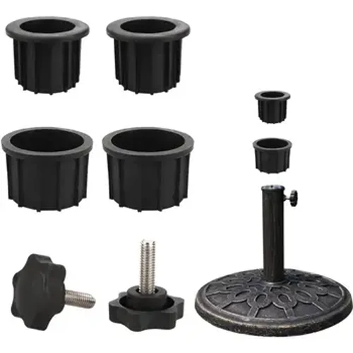 Intambo Eqinile Yokumelana Nomoya Engadini Isikulufu Isambulela Imbobo Yendandatho Isambulela Isisekelo Sesandla Seknob I-Patio Umbrella Bracket