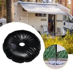 Round Water Weight Bag Heavy Duty Portable Windproof Outdoor Umbrella Holder Flag Base Stand for Flying Fag Poles Outdoor Indoor