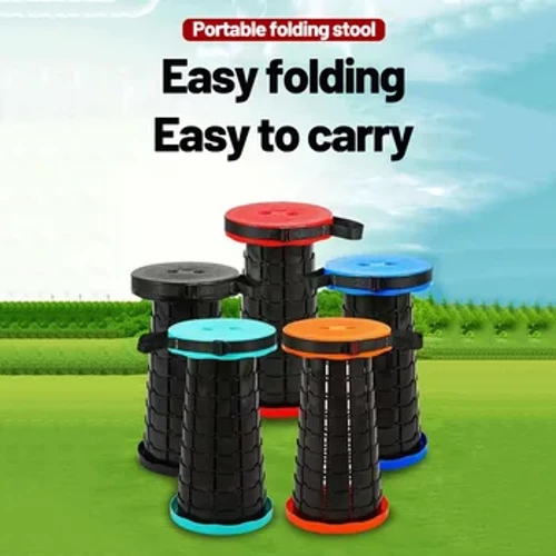 Zesummeklappbar Retractable Portable Liichtgewiicht Strandstull Outdoor Camping Stull Fësch Hocker Rees Klapphocker Picknick Sëtz