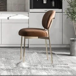 Đệm Ngồi Thoải Mái Ghế Ăn Thiết Kế Tối Giản Người Lớn Mềm Ghế Chờ Tựa Lưng Sân Vườn Trang Điểm Sillas Nội Thất Gia Đình