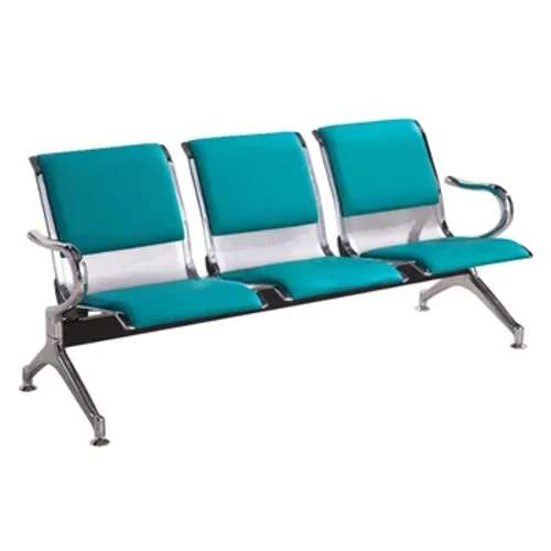 Chaises d'attente durables de meubles d'hôpital en cuir d'unité centrale chaises de réception de haute qualité pour la salle d'attente de bureau