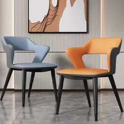 Cadeira de jantar luxuosa estilo salão italiano moderno estilo executivo piso nórdico cozinha encosto muebles de la sala móveis italianos