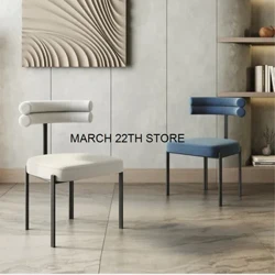 Nordic barra branca cadeira de jantar ao ar livre cozinha luxo espera sala estar do hotel cadeira jantar design moderno sillas móveis para casa