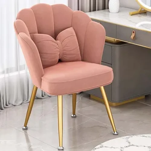 I-Dinner Lounge Izihlalo Zokudlela Eziphinki Ezinethezekile Ngezinye izikhathi Izihlalo Zokudlela Ezithambile Ezithambile Ezilindile Imilenze Yegolide Izikesi zefenisha ye-Salle Manger