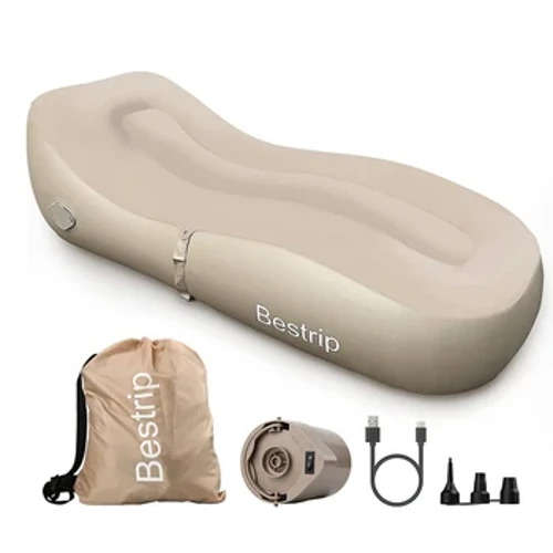 Divano gonfiabile Bestrip, divano letto con materasso ad aria, poltrona da campeggio, per mobili da esterno per picnic da campeggio, da viaggio in spiaggia