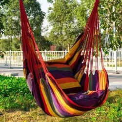 Vroča prenosna viseča viseča mreža Indoor Lazy Chair je opremljena s torbo za shranjevanje brez blazin in blazin Gugalnik za kampiranje na prostem
