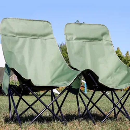 Tuinmeubelen Strand Camping Verhoogde rugleuning Opvouwbare maanstoel Sillas Plegables 캠핑의자