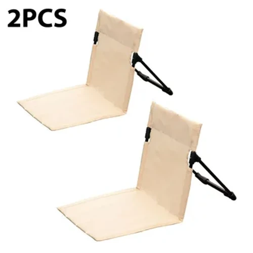 Outdoor Opvouwbare Campingstoel Tuin Park Enkele Luie Stoel Rugleuning Kussen Picknick Camping Opklapbare Achterstoel Strandstoelen