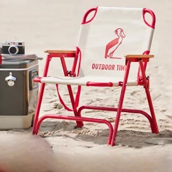 Preprost prenosni zunanji zložljivi stol Ultralahek stol za kampiranje Ribiški stol za družinske zabave Lahek stol za plažo Pohištvo za dom