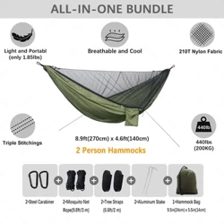 Abantu Abangu-2 Abakampeni NgeNet Mosquito Naturehike I-Ultralight Equipment Swing Yabantu Abadala Impahla Yangaphandle Yengadi Elengayo Ihammock