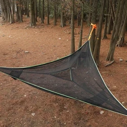 I-Hammock Elala Ngaphandle Umbhede Ophathekayo Omkhulu Ophathekayo Wokukhempa Ukulenga Abantu Abaningana I-Aerial Mat Triangle I-Hammock Stand Iyaphatheka