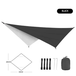 Scáth Phuball Tarpáin Sciathán Ultralight Gairdín Ceannbhrat Gáirdín Gréine Campáil Allamuigh Hammock Turasóireachta Trá Dídean Ghrian Mata Picnic