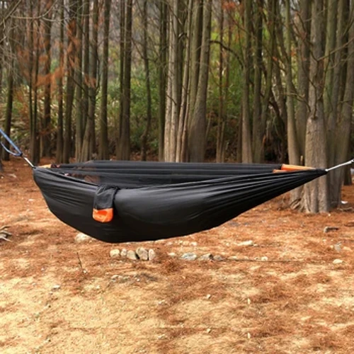 Võrkkiige telkimine 2 inimene täiskasvanud rippuv telk 2 inimene tugev sääsevõrk ultralight võrkkiiged, kaasaskantavad puurihmad