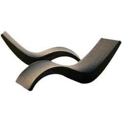 Biển Ngoài Trời Nội Thất Bãi Biển Bể Bơi Bên Mây Ghế Lounge Patio Garden Wicker Chaise Sun Lounger
