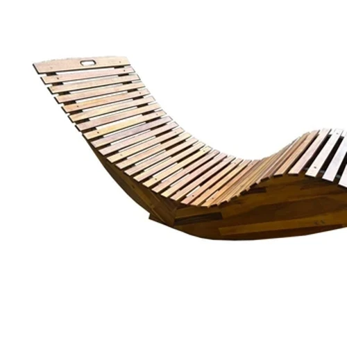 Bestselger Rocking Solseng Sammenleggbar Hagemøbler Acacia Sovesofa Fra Vietnam