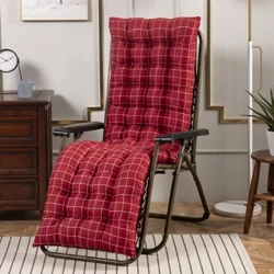 Panlabas na Sun Lounger Cushion (Walang Upuan) Garden Furniture Patio Desk Recliner Chair para sa Pananakit ng Likod Relaxer Pad para sa mga Matatanda