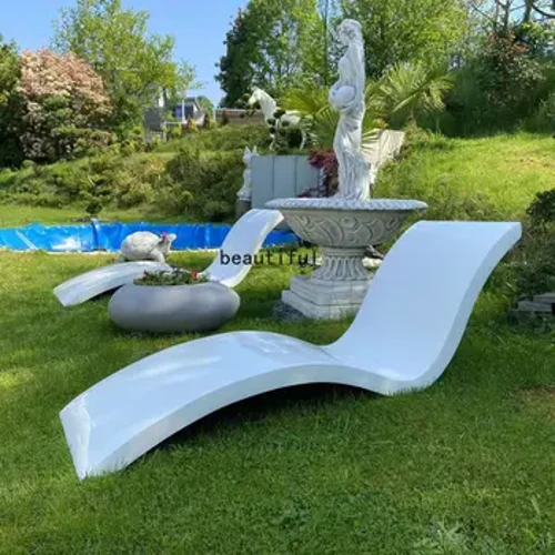 Sea Terrace Park Ghế tắm nắng Thư giãn bên ngoài Dã ngoại Sân hiên Ghế tựa Ghế dài Sân vườn Thuộc da Cadeira Bãi biển Phụ kiện