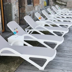 Ghế tắm nắng bằng nhựa Polypropylene Ghế tắm nắng Beach Sea Lounger Ghế