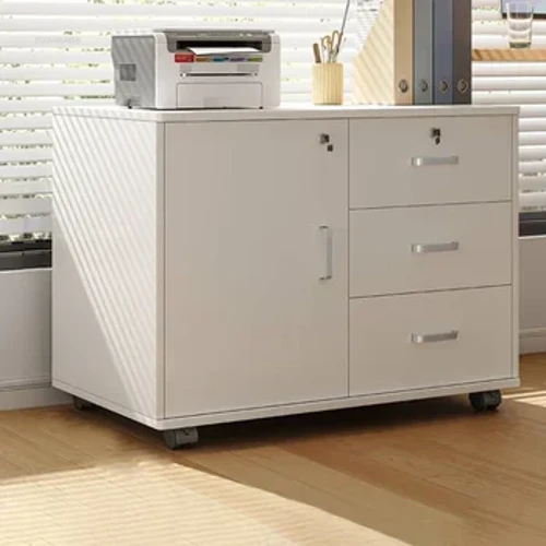 Armadietti rimovibili moderni per ufficio Armadietto portaoggetti in legno tipo cassettiera Armadietti per uso domestico di lusso leggero per balcone