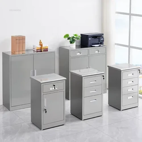 Tủ hồ sơ nhiều lớp hiện đại cho nhà máy Ngăn kéo bằng thép có tủ khóa Tủ đựng hồ sơ sáng tạo đơn giản cho phòng