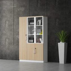 File Cabinet Data Cabinet Office File Cabinet Storage Wooden Combination Gadgets Bookcase Glass Mueble Cajonera Door Furniture