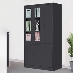 Ffeilio Swyddfa Cabinet Metal Cabinet Archif Cyfuniad Silff Lyfrau Trefnydd Dogfennau Cyfrinair Clo Storio Szafka Dodrefn