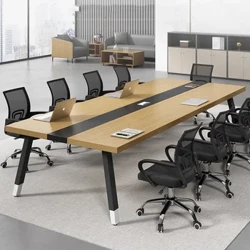 Pengarsipan Modern Meja Kantor Alur Kerja Laci Monitor Menulis Meja Kantor Eksekutif Meja Konferensi Pliante High End Furniture HDH