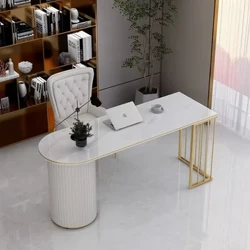 Meja Konferensi Meja Kantor Biro Compuradora Penyelenggara Game Meja Kantor Penyimpanan Scrivania Con Cassetti Mebel Mewah