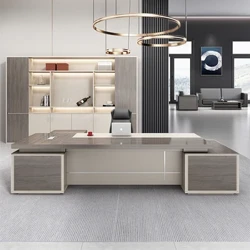 Executive Standing Corner Desk Conference Compute სიმაღლე სამუშაო რეგულირებადი მაგიდის საოფისე ავეჯი ბიუროს საკონფერენციო მაგიდა