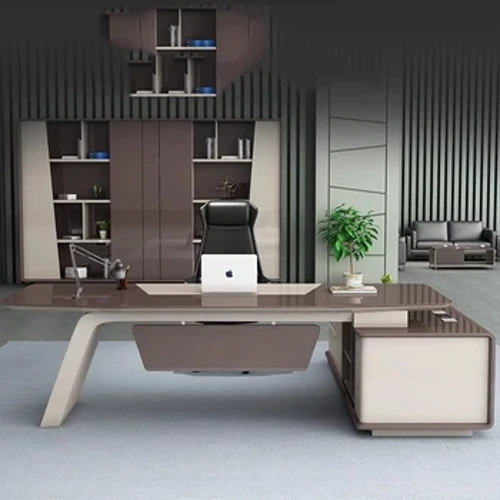 Mesa de estudo de escritório de canto em forma de l computador trabalho desktop mesa de conferência computador mesa para computador móveis de luxo