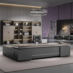 Dizüstü bilgisayar standı Çalışma Masası Modern Ahşap Masa Toplantı Odası Depolama Çalışma Masası Köşe Tavolo Scrivania Ufficio Ofis Malzemeleri