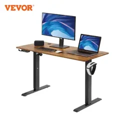 VEVOR elektriskais stāvošais galds ar regulējamu augstumu stāvošs galds ar dubultu aizsardzības sistēmu, augstas slodzes galds mājas birojam