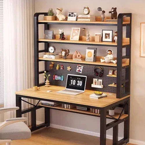 Gaming Bedroom Wooden Desk Conference Office Nordic Desk Table Space Saving Study Table Pour Ordinateur Living Room Furniture
