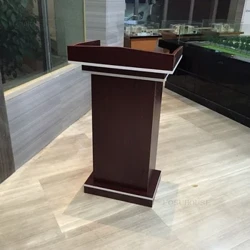 Hotel Restaurant Solid Wood Reception Desks Office Conference Speech Podium Stands Shopping Wedding Training Cashier Tables Z