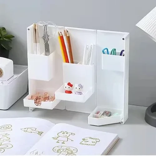 I-Multifunctional Children's Desktop Storage Rack Simple Desktop Shelf Desk Glove Rack Cosmetic Storage Rack Isikhwama Somfundi