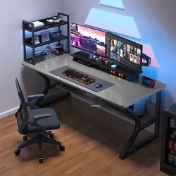 Enkelt sovesal Desktop Computer Skriveborde Kontormøbler Hjem Soveværelse Arbejdsbord Spilleborde Studerende Studie Skrive PC Skrivebord GM