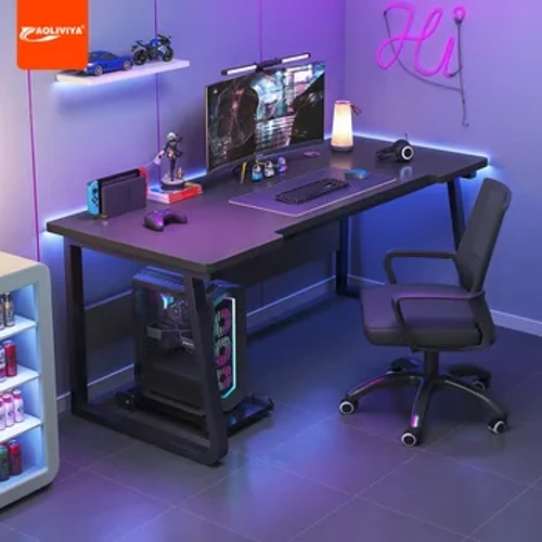 Aoliviya Computer Desk Desktop Home E-Sports Desk Bedroom Single Simple Office Desk Simple Modern Learning Writing
