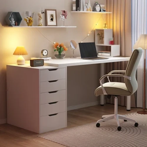 Meja Kantor Komputer Adjustable Omah Kamar Tidur Kecil Makeup Kantor Meja Kantor Kesederhanaan Modern Bureaux Meuble Perabot Kerja QF50OD