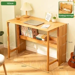 Scrivania pieghevole, scrivania per computer per studenti, piccola scrivania per la casa, camera da letto, scrivania sul comodino, scrivania per computer