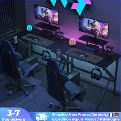 Multifunksjons PC Datamaskin Laptop Bord Spillebord med dataskjermstativ Soverom Desktop E-sport Spillbord Hjemmemøbler