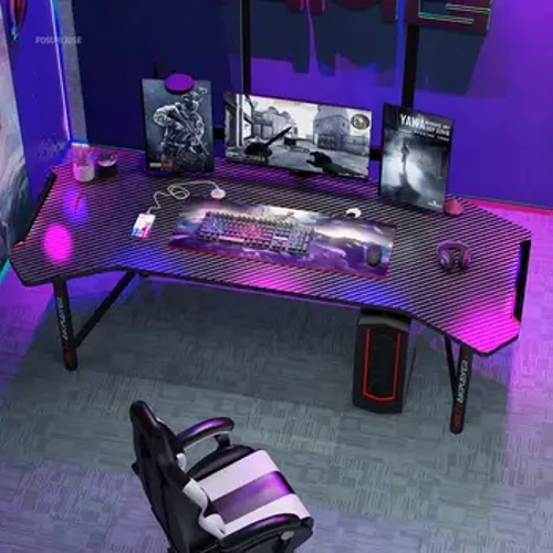 Birou pentru jocuri e-sport profesional minimalist Birou pentru computer desktop de acasă Birou de birou modern Birou de studiu Birou de lectură Mobilier de birou