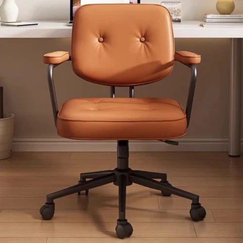 Nahkainen laiska työtuoli polvistuva valtaistuin Vanity Swivel Study Beach Kalastustyötuoli Kevyt taburete salonkikalusteet